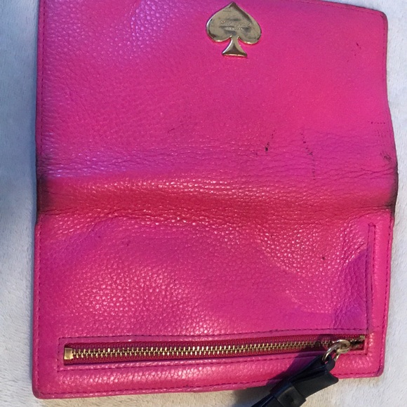Kate Spade Wallet- Hot Pink - Picture 5 of 5